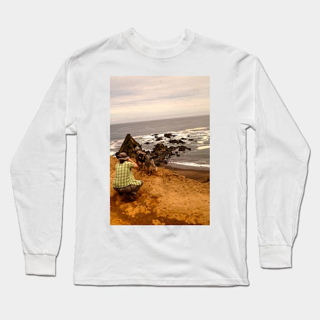 llb dog and his girl Long Sleeve T-Shirt by pcfyi
